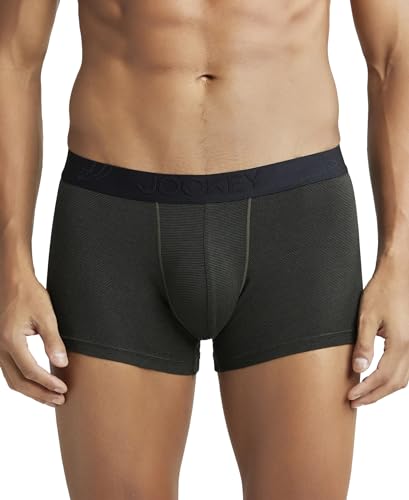 Image of Jockey IC25 Men Tencel Micro Modal Cotton Elastane Stretch Solid Trunk with Natural StayFresh Properties