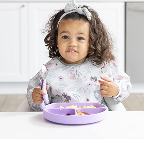 Bumkins Long Sleeve Baby Bibs and Splat Mat Set #TOP10