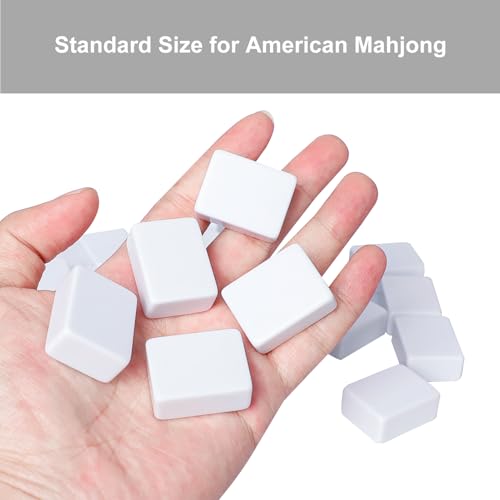 Set de 32 piezas en blanco para Mahjong estándar 1.2" miniatura 5