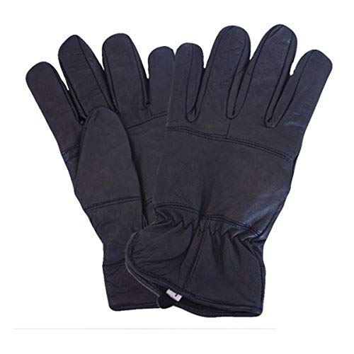 Fox Outdoor Products Insulated All Leather Police Gloves, Black, Medium