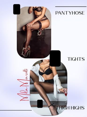 Image of Mila Marutti Opaque Tights for Women | Soft Stockings Pantyhoseier | - Made in EU
