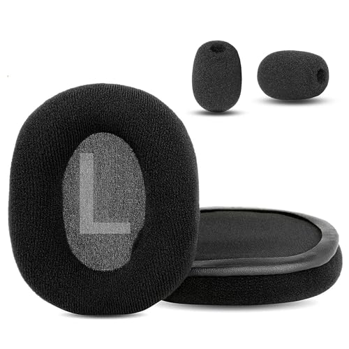 ATH-PG1 Earpads Cushions Replacement for Audio-Technica ATH-PDG1a/ATH-PG1/ ATH-PDG1 Gaming Headsets Ear Covers with Comfortable Fabric