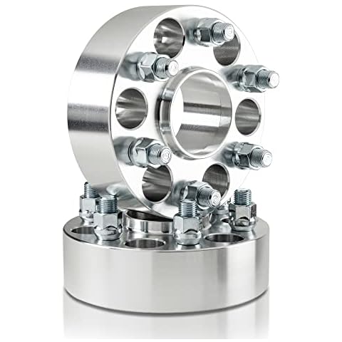 Customadeonly 6x139.7 to 6x135 Wheel Adapters (2pc 2" Thick) Hubcentric 78.3mm to 87mm Bore, Thread Pitch M14x1.5, Enable 6x5.5 (6x139.7) Hub to Fit 6x135 Wheels -50mm Thick Cover