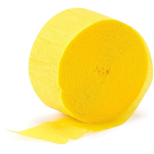 BirthdayExpress Buttercup Yellow (Yellow) Streamer (1 roll)