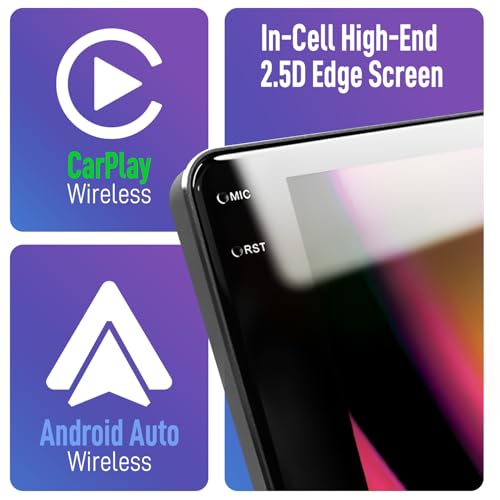 Image of Diamond 2K Car Android System Touch Screen 4GB+64GB|10.1 Inch|4 Core|Wireless Carplay Adapter & Android Auto | Car Stereo |Universal All Cars| Including AHD Rear View Camera| 2 Years Warranty