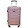 Mala de Viagem de Bordo com rodas 360° Capacidade 10kg (ROSÉ FENIX, 58X38X25 COM EXTENSOR)