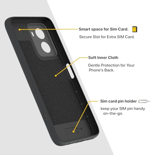 Image of Pikkme Back Cover for Redmi 15A 5G Camera Protection 3D Hexa Cube Design Silicone Protective Bumper Case (Grey)