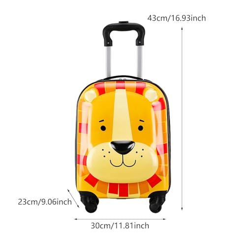 18 Inch Kids Luggage with 4 Wheels Gift Travel Case Hard Shell Luggage4