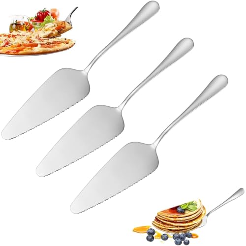 La mejor comparación de Pala para pastel del mes. 45 3 Piezas Pala Para Pastel, Pala y Cuchillo Para Boda, Adecuado Para Bodas, Fiestas y Restaurantes, Es Una Combinación Ideal Para Cortar y Servir Pasteles, Pasteles y Otros...