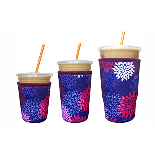 Image of 3-Pack Iced Coffee Sleeve SET OF 3 - Midnight Mums