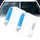 2Pcs Oil Film Cleaning Brush Car Glass Oil Film Remover Ölabweisende Folie für Autoscheiben Car Windshield Cleaning Brush Ölfilm-Entferner Für Windschutzscheiben Improves Clarity （120ml）