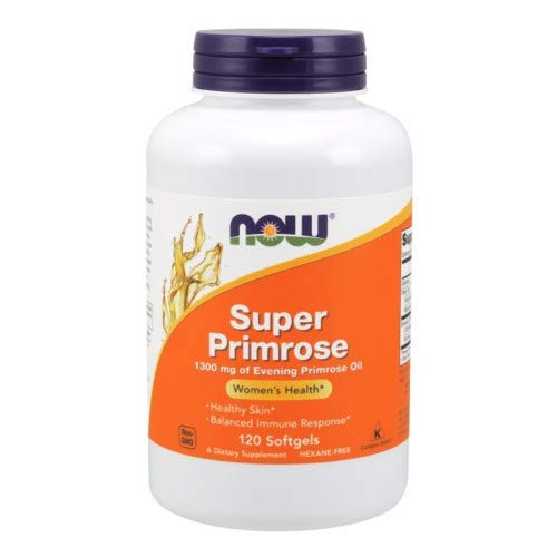 Now Foods Super Primrose 1300mg, 120 gels ( Multi-Pack)