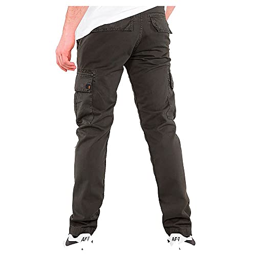 Alpha Industries Herren Agent Pant Freizeithose Für Hose, Greyblack, 28 EU – Ansicht 2