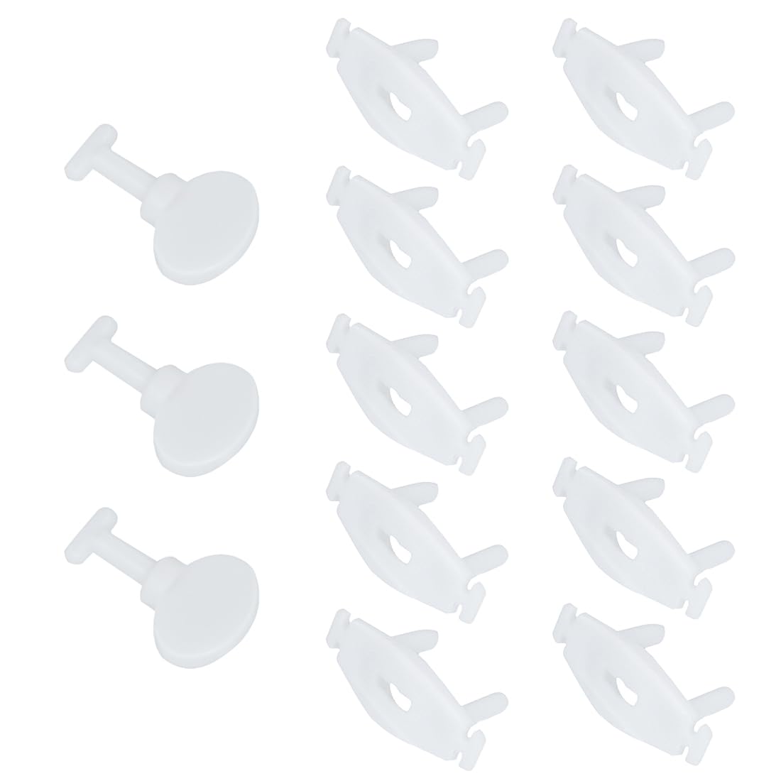 12 + 3 Stück Europäische Steckdosenabdeckungen, Kindersicherung für Steckdosen, Steckdosenschutz für Babys und Kinder, Baby elektrische Sicherheitsstecker Steckdosenabdeckungen für kindersicher, Weiß