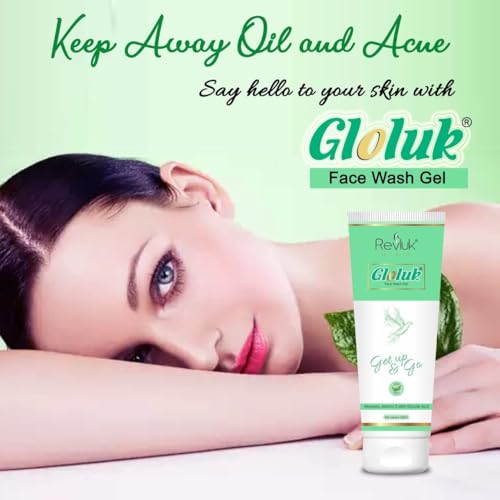 Image of Gloluk Face Wash Combo Pack - Deep Cleansing & Hydrating Formula | Natural Ingredients | Suitable for All Skin Types | Removes Dirt & Oil | 2 x 100ml