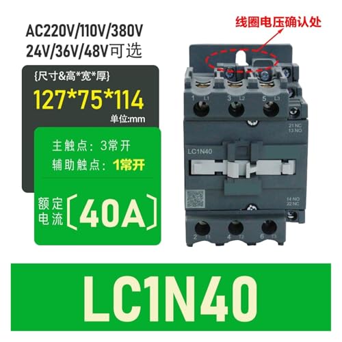 Contacteur LC1N1801 robuste pour automatisme industriel