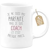 Parfait Pour Toutes Occasions: Que ce soit pour un anniversaire, Noël, une mutation ou même une retraite, ce mug est un cadeau idéal pour montrer votre reconnaissance envers votre coach. Son message humoristique et son design élégant en font un choix gagnant.