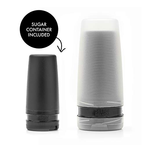 BALIBETOV Premium Yerba Mate Dépoussiéreurr I Accessoire Tasse Mate Gourde réduit l'amertume et l'acidité I Conteneur de Sucre Inclus (Noir)