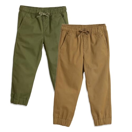 Image of Amazon Brand - Symbol Boy's Cotton Strechable Jogger | Elasticated Waistband and Cuff | Age 2-14 Years
