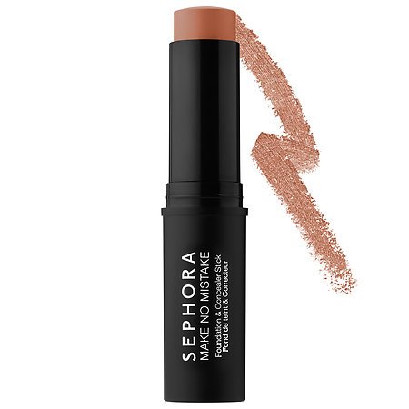 SEPHORA COLLECTION Make No Mistake Foundation & Concealer Stick SIZE 0.41 oz 11.6 g (13 Walnut - medium tan with an olive undertone)