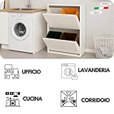 Zoom IMG-1 mohome pattumiera differenziata 4 scomparti Zoom IMG-1 mohome pattumiera differenziata 4 scomparti