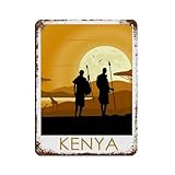 FACILE À ACCROCHER - Cette plaque en métal légère est livrée avec des trous pré-percés pour faciliter l'affichage et facile à installer. Chaque plaque en étain est roulée et ourlée pour une manipulation sûre.