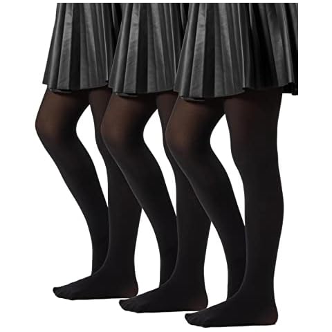 CALZITALY Girls' Microfiber Tights Pack Cover