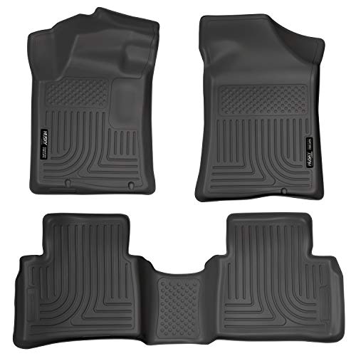 Husky Liners Fits 2013-18 Nissan Altima - Built November 2012 or Newer Weatherbeater Front & 2nd Seat Floor Mats,Black,99641