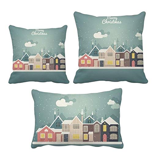 Housse de coussin de Noël haut de gamme motif festival DIYthinker