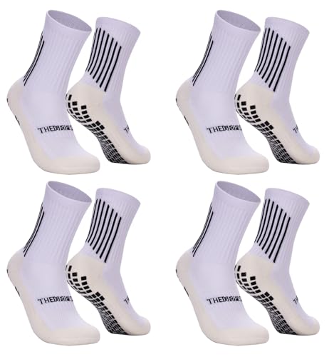Youth Anti Slip Soccer & Trampoline Socks 4 pk ages 4-10