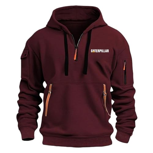 Aienviaoe Sudadera con Hombre Ca.ter-pillar, Sudaderas con Cómodas, Ideal para Ropa Casual y Deportiva, Pull(Multicolor 7,3XL)
