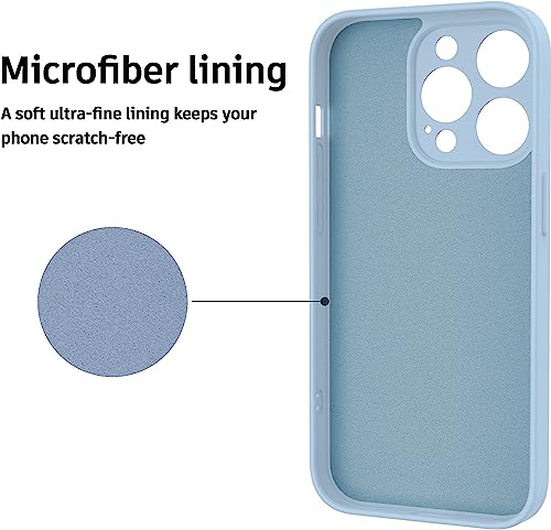 Image of Elzzi Microfiber Square Candy Case Compatible for iPhone 14 PRO MAX, Shockproof Slim Back Cover Liquid Silicone Case -Forest Green (Carolina)