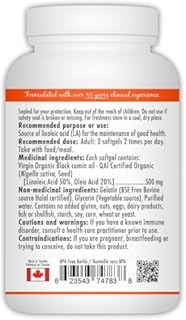 Black Seed 180, Naka Professional Pro Organic Black Seed 180 Softgels