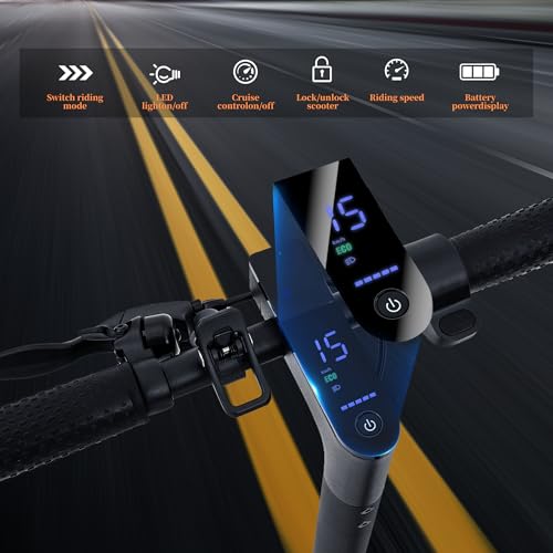 QnQ Electric Scooter, Powerful 500WPeak Motor, Max28Miles