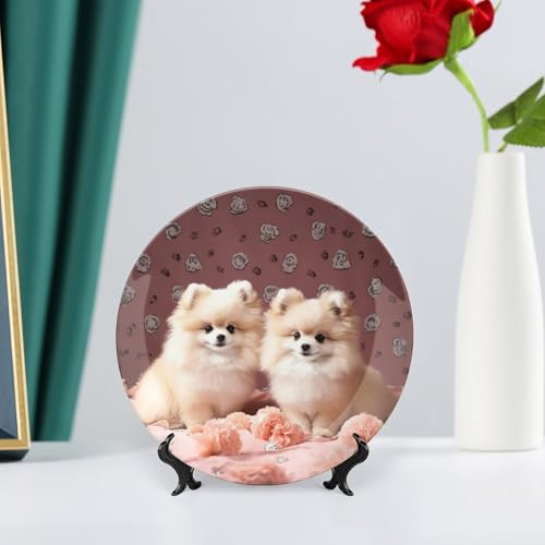 Plato Decorativo Bone China Estilo Chino 7 pulgadas miniatura 6