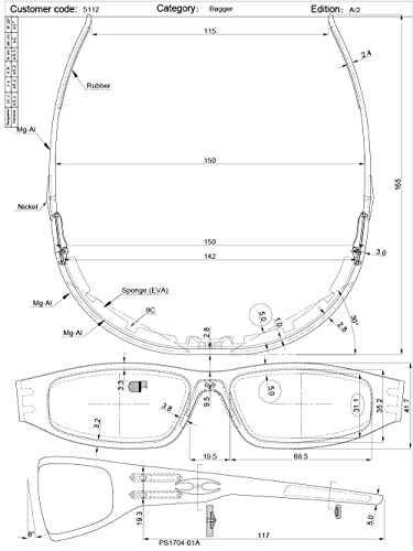 ICICLES Bagger Polarized Mirror Orange Lens Sunglasses with Flat Red Frame2