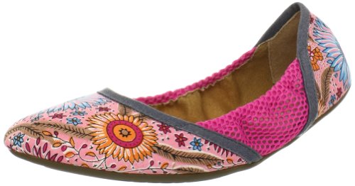dimmi Women's Hari Om, Pink Floral, 6.5 M US