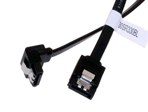 Cable SATA 6-III de 16 pulgadas recto a ángulo recto miniatura 3