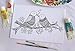 Lovebirds Premarked Canvas | Stretched primed canvas 8x8 Inches | Premium Handmade Pre-Drawn Canvas | Art & Sip Party, DIY Kit, Party favor | Easy & fun drawings to paint | Grown-up Wall Art