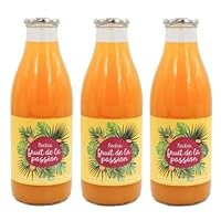 Lot 3x Nectar de fruit de la passion - Bouteille 1L