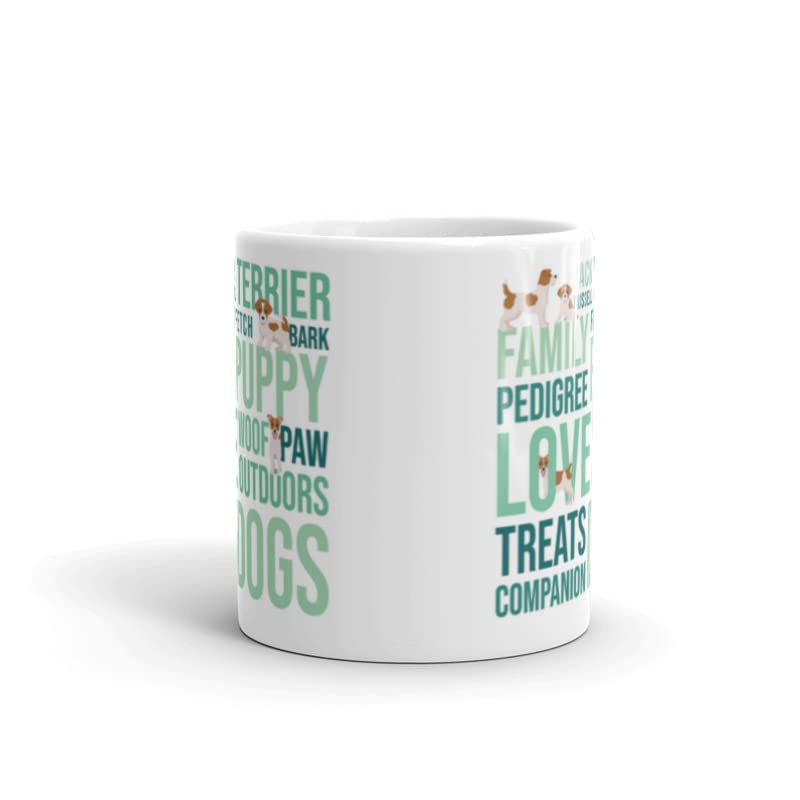 DV DESIGN 1 x Jack Russell Terrier Mug - Dog Pet Animal Puppy Kids Men Women Words Breed Drinks Thoughts Coffee Tea Ceramic Gift #78725 - Image 2
