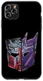 Transformers Autobot Decepticon Metallic Split Logo Case for iPhone 11 Pro Max