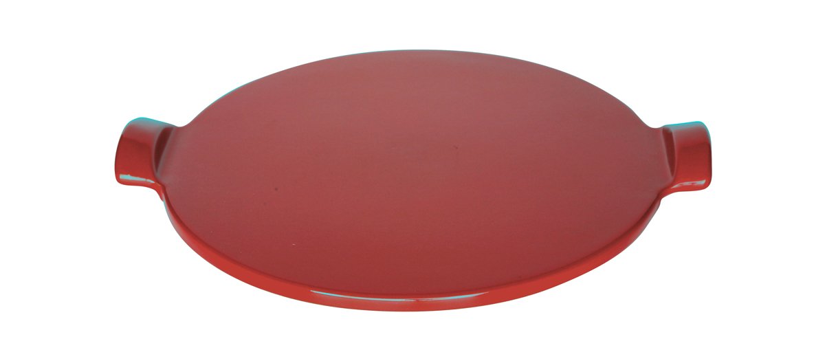 Emile Henry Made In France Flame Individual Pizza Stone, 10", Burgundy