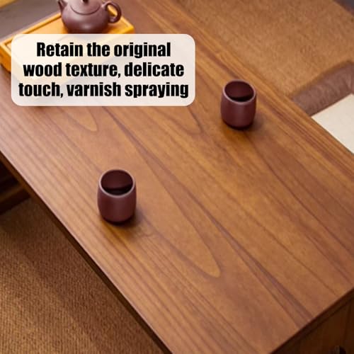 Table basse minimaliste pliante en bois pour optimiser les petits salons