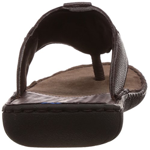 Hush Puppies Men's Sedan Thong Leather Flip Flops Thong Sandals