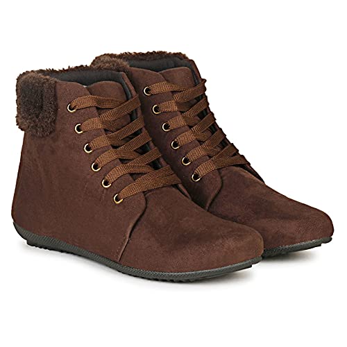 Saheb Latest Stylish Boots for Girls and Women (36, Brown, 828) (B09CYW491C) Amazon Price History, Amazon Price Tracker
