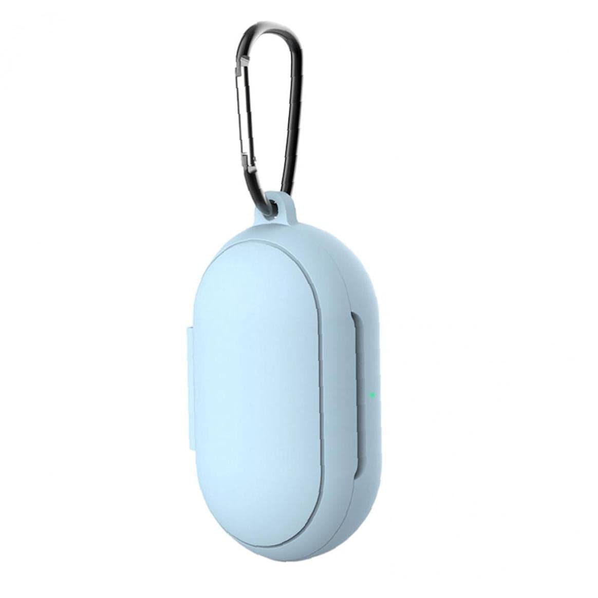 Nicedier Sky Blue Silicone Earbuds Case Compatible With Samsung Galaxy Buds Plus Earphone Protective Cover With Keychain Wireless Earbuds Case