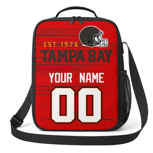 Image of Tampa Lunch Bag Custom Name and Number Personalized Gifts