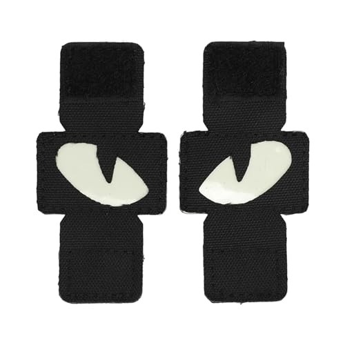 Remendo de Olho de Gato, Design de Laço de Gancho, Remendos de Olho de Gato Brilhantes, Prático e Am