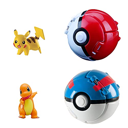2 Pcs Po-kรยฉ Battle Action Figures ,Throw Po-kรยฉ and รขโฌลNรขโฌย Pop Po-kรยฉ-BallรฏยผลMini Po-ke-Ball Action Figures-Pet Pocket Monster Action Figure Toy for Kids Ages Upรขโฌยฆ 2 Pcs Po-kรยฉ Battle Action Figures ,Throw Po-kรยฉ and รขโฌลNรขโฌย Pop Po-kรยฉ-BallรฏยผลMini Po-ke-Ball Action Figures-Pet Pocket Monster Action Figure Toy for Kids Ages Upรขโฌยฆ